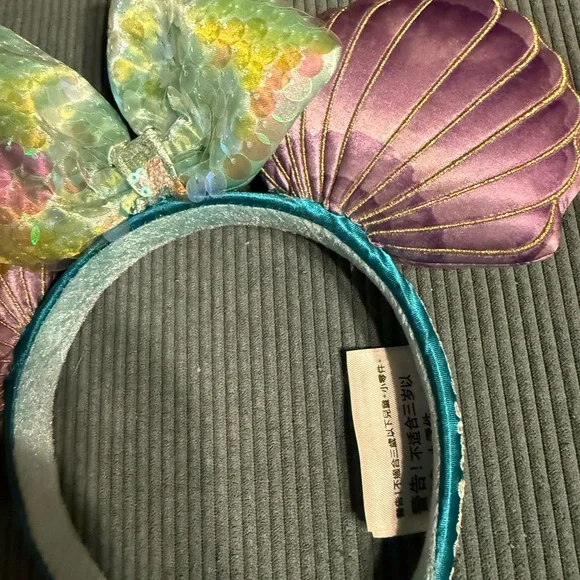 Disney Purple and Iridescent Mermaid Headband - Picture 3 of 7